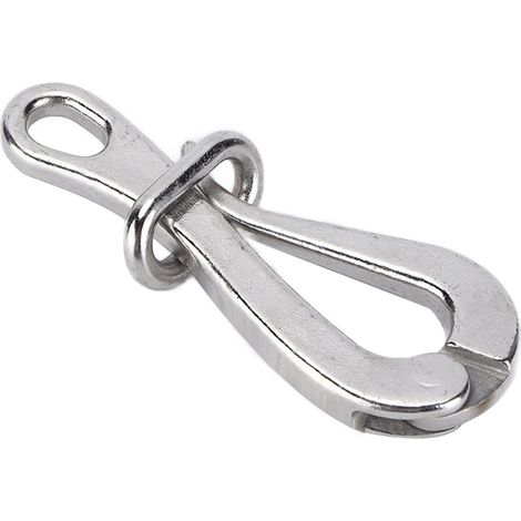 Crochet pélican de 10 cm (4 po) en acier inoxydable 316 poli antirouille, accessoires de quincaillerie pour bateaux (1/5)