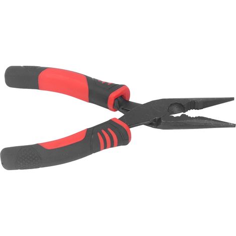 Pince à bec long, poignée ergonomique antidérapante en caoutchouc, en acier à haute teneur en carbone, pince industrielle pour fil de fer (1/5)