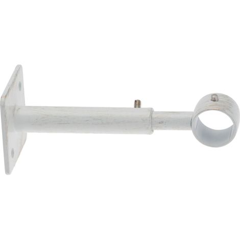 Support plafond à œil 7 cm en métal – Finition blanc patiné or – Fixation élégante pour rideaux et voilages – Ateliers 28 (1/5)