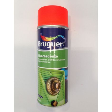 Spray bruguer fluorescente rojo 400 ml