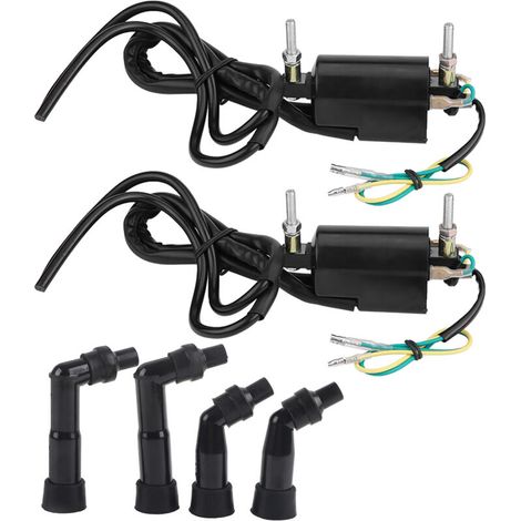 Ej.Life – Bobina de encendido de alto rendimiento para motocicletas – Aumenta la intensidad de encendido – Fácil instalación – Compatible con CB 650 750 900-Crezuo