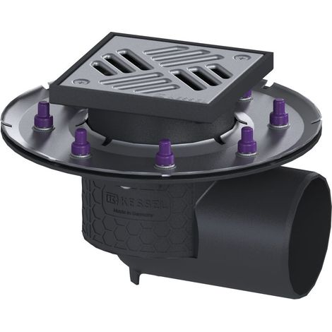 KESSEL 45119.11 Bodenablauf Practicus Pressfl. (1/2)