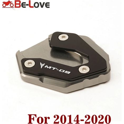 (Titane 2014-2020) Compatible avec YAMAHA MT-09 MT 09 MT09 Tracer 900 XSR900 2014-2023 2021 22 Béquille latérale/pied d'extension MaxPower (1/4)