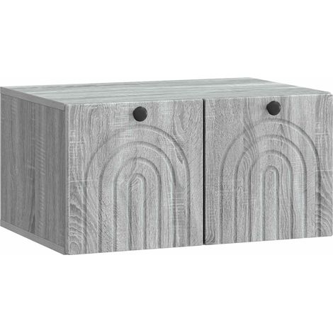 Maison Exclusive - Mobile Porta TV da Muro Grigio Sonoma 59,5 x 41 x 30 cm (1/5)