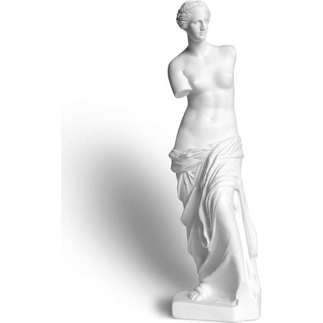 Venus de Milo Aphrodite Buste en Résine Sculpture Décoration d'Art Mythologie Grecque, 30,5 cm / 11"