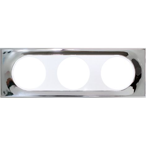 Plaque de finition - 3 Postes - Comète Couleur Miroir