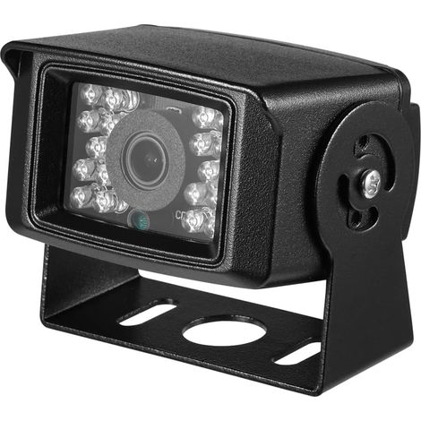 Mini Caméra IP POE, Imperméable Caméra étanche IP65 18 LEDs 10M IR Vision Nocturne, 3.6mm Objectif Camera Sécurité Intérieure/Extérieure Vidéo IP Détection Mouvement (1/5)