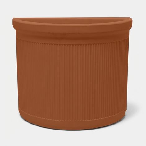 Vaso da esterno in LLDPE Millerighe Parete - Rosso (1/3)