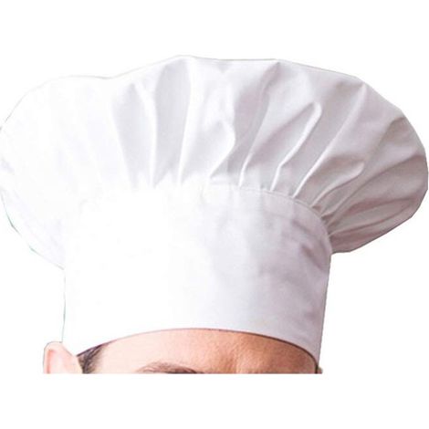 Bonnet de linge pour adultes, élastique et ajustable, blanc (1/5)