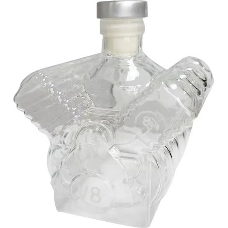 (Chine continentale) Bouteille de whisky en verre en forme de teckel, idéale pour servir du vin, des spiritueux, ou comme carafe décorative pour une pendaison de crémaillère ou un mariage. (1/5)