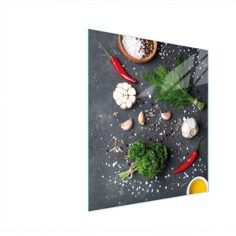 TAGLIERE IN VETRO 45x52 ARDESIA (1/5)