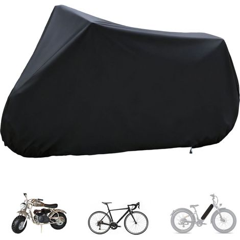Housse imperméable pour 2 ou 3 vélos, idéale pour le rangement extérieur, le transport ou les voyages (taille 2XL) – Résistante à la pluie, à la neige et à la poussière, pour VTT, vélos électriques ou (1/5)