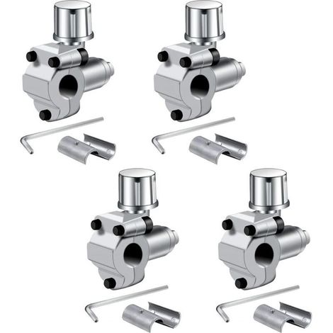 BPV-31 Klimaanlagen-Kühlschrank-Piercingventile – passend für 1/4, 5/16, 3/8 Zoll Schläuche, ersetzt BPV31, BPV31D, GPV14, GPV31, GPV38, GPV56, MPV31/4er-Pack