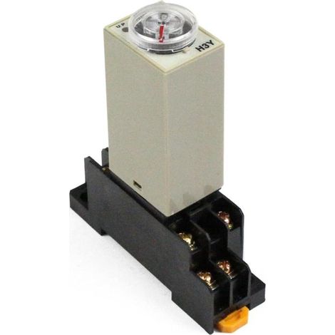 Relais temporisé enfichable 12 V CC H3Y-2, type allumage, module (1/5)