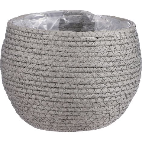 Mica Übertopf Korb Jorck Ø 18 x 15 cm grau Topf