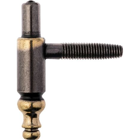 Fiche à visser rustique pour menuiserie bois 190 diamètre 13 mm longueur 45 mm mâle patiné - OTLAV