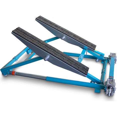 Bituxx Kipphebebühne Mobile Werkstatt Hebebühne Wagenheber Kurzhub PKW Lift bis 2000 kg 2T (1/5)
