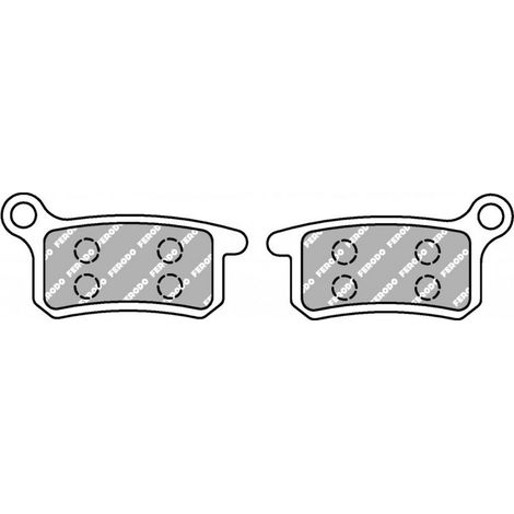 Plaquette de frein Ferodo pour Moto KTM 65 SX 2009 à 2023 AV / AR (1/2)