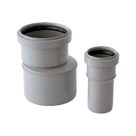 RACCORDO DI PASSAGGIO PVC-PP (IN PVC) Misura: Diam. 125 F x 110 M