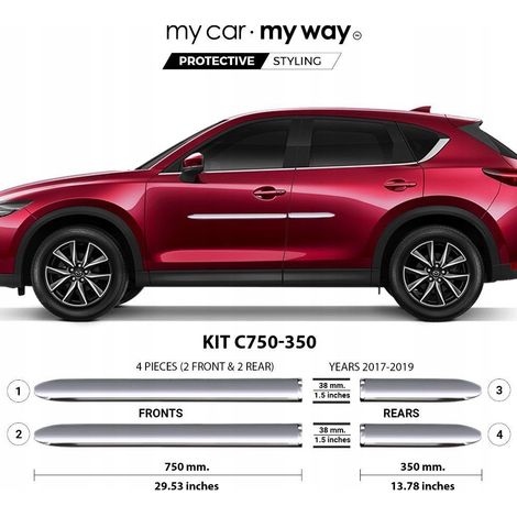 Mazda CX-5 - Chrom-Türschutzleisten (1/3)