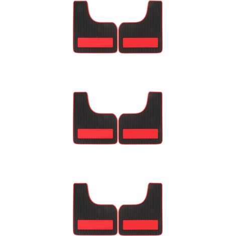 Parafanghi paraspruzzi per auto in PVC, set da 6 pezzi, per una protezione elegante (1/2)