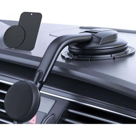 Support Téléphone Voiture Aimants Puissants pour Tableau de Bord Pare Brise Compatible iPhone Android