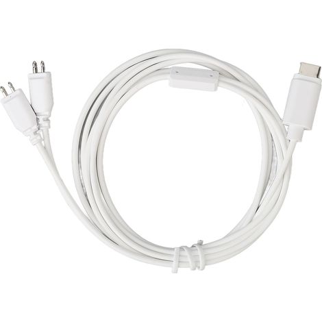 Câble pour appareil auditif double USB-C, câble pour deux écouteurs, appareil auditif de type boîtier, câble pour appareil auditif contour d'oreille, ensemble de câbles universels (1/5)