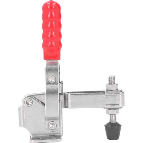 Pince à genouillère verticale à dégagement rapide en acier inoxydable 304 avec embout de pression en caoutchouc (1/5)