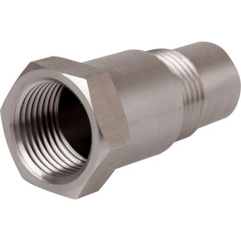 Adaptateur de bouchon de protection pour sondes d'oxygène M181,5 pour voiture, en acier inoxydable, adaptateur anti-voyant moteur avec filtre (1/4)