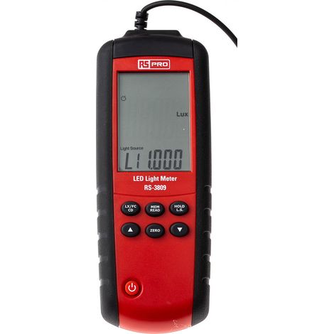 Luxmètre RS PRO RS-3809, 40lx à 400000lx ( Prix pour 1 )