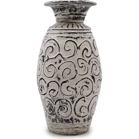 Vase en Forme de Tourbillons - Crème- Vendu par 1 (1/4)
