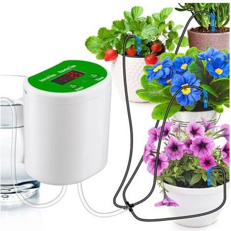 Kit de riego por goteo automático, sistema de riego automático para plantas de interior, carga USB, kit de riego para bricolaje, sistema de riego automático, sistema de riego por goteo (1/5)