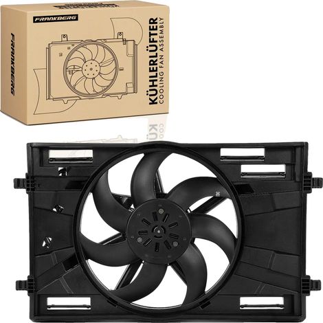 Ventilateur de refroidissement du moteur, diamètre 402 mm, tension 12 V, puissance nominale 340 W, 7 pales de ventilateur, compatibilité avec les marques automobiles européennes (1/5)