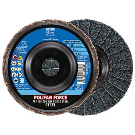 Disque à lamelles FORCE SGP ACIER 125 mm Z 60 chevaux (1/3)