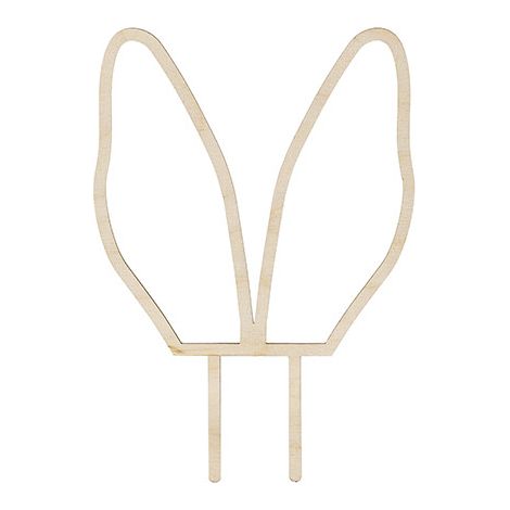 Orecchie di coniglio in legno, 20 cm (1/5)