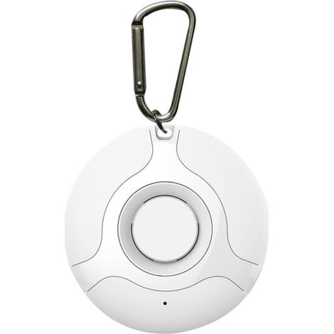 Répulsif à ultrasons pour tiques et puces Rechargeable Portable Haute fréquence Sans danger pour les personnes et les animaux Convient pour une utilisation en extérieur Blanc (1/4)