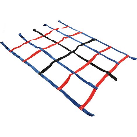 Kletternetz für Kinder, erhältlich in drei Farben, Tragfähigkeit 661 lb, Abmessungen 6,1 x 4,8 ft, aus hochfestem Polyester, Outdoor-Kletternetz. (1/4)