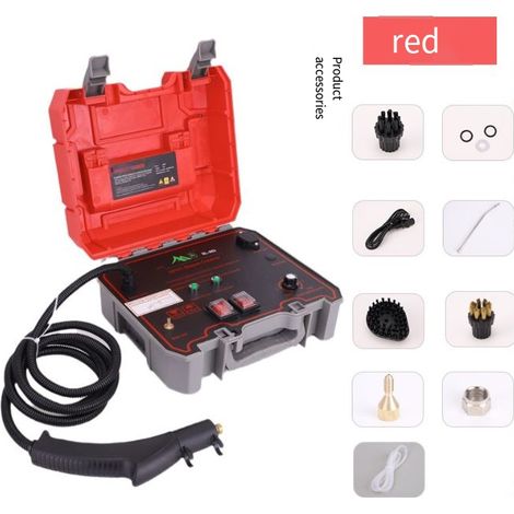 Limpadora a vapor de alta pressão, portátil e ideal para uso doméstico, adequada para limpeza de rejunte de azulejos, interiores de carros, etc. (1/5)