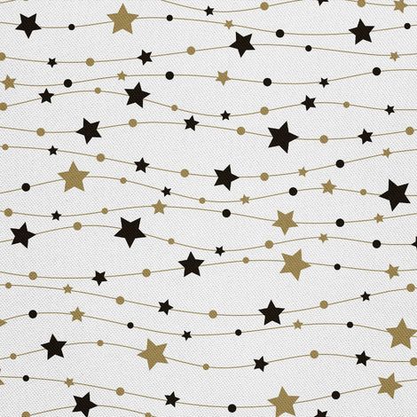 Telas decorativas para exteriores estilo oxford con estampado de estrellas y puntos. (1/5)