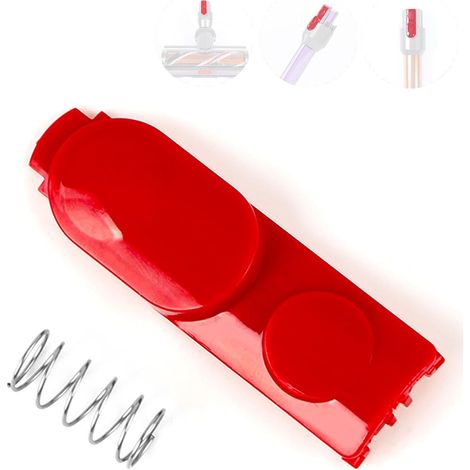 Botones de bloqueo con clip, accesorio para aspiradoras Dyson V7 V8 V10 V11 V12 V15, repuestos, botones de bloqueo con clip de resorte duraderos. (1/5)