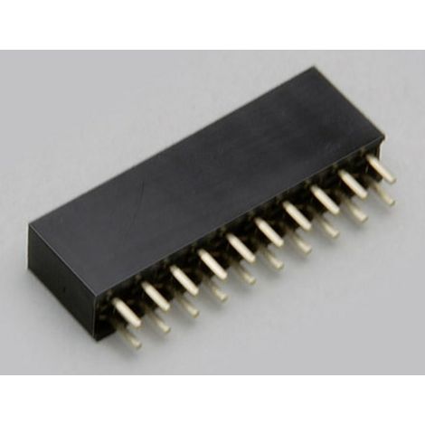 TRU COMPONENTS Buchsenleiste (Standard) Anzahl Reihen: 2 Polzahl je Reihe: 6 TC-2506433 1 St.