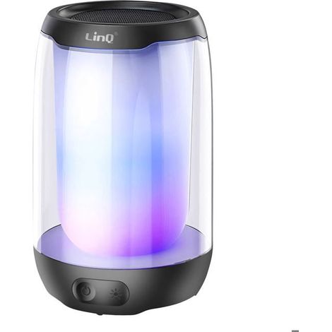 Mini Enceinte Bluetooth - LINQ - 5W - Étanche IPX6 - Autonomie 6h - LED RGB 11 Couleurs (1/5)
