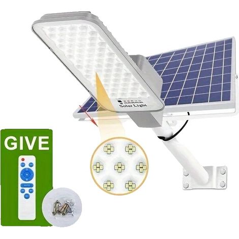 Solar-Straßenlaterne, einstellbare Helligkeit, wasserdichtes Design, 6000Mah-1Pack (1/2)