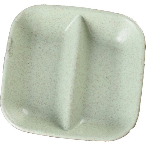 Bol de trempage en paille de blé, compartimenté, compact et pratique, assiette à sauce verte pour cuisine et maison. (1/5)