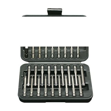 Projahn Bit-Box 36-teilig, 6,3 / 1/4", für Elektroschrauber, Länge 75mm, Bit-Set (1/4)