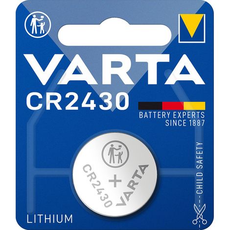 Pila Varta cr2430 3v blíster 1 unid ø24.5x3mm