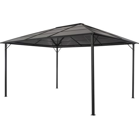 Lit Capitonné Double - 140 X 200 cm - Avec Sommier À Lattes - Tête De Lit - Noir - Matelas Inclus (1/4)