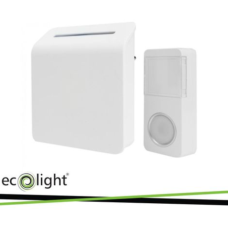 CAMPANELLO WIRELESS A BATTERIA BAM-01 BIANCO (1/3)