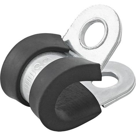 Serre cable 8 mm avec protection en caoutchouc
