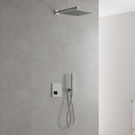 Kronenbach Smart Push Thermostat Duschsystem Unterputz für 2 Verbraucher, eckig (1/5)